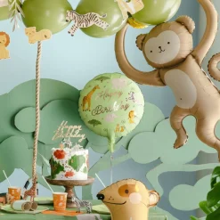Folieballong Happy Birthday Safari Party