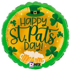 Folieballong Happy St. Pat's Day