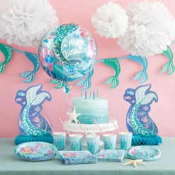 Folieballong Havfrue Happy Birthday