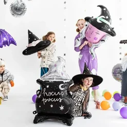 Folieballong Heksehatt Halloween