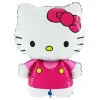 Folieballong Hello Kitty Fuksia