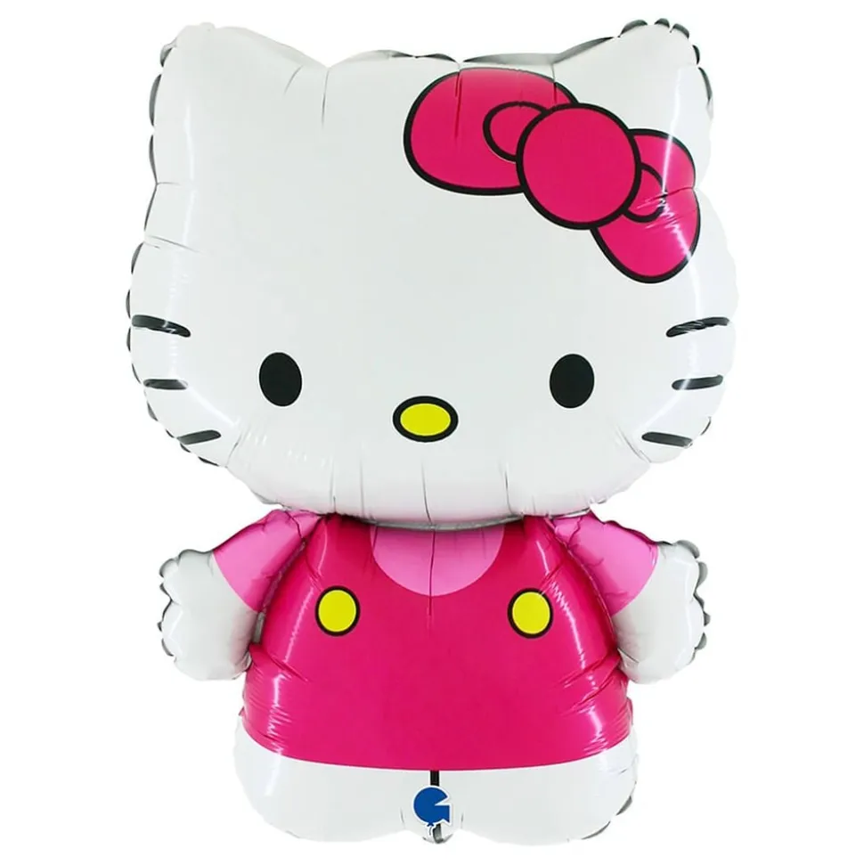 Folieballong Hello Kitty Fuksia