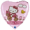 Folieballong Hjerte Hello Kitty