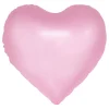 Folieballong Hjerte Rosa Pastell Watercolor
