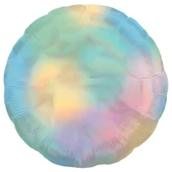 Folieballong Holografisk Regnbue Pastell
