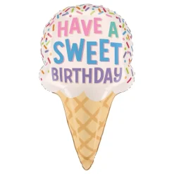 Folieballong Iskjeks Sweet Birthday