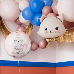 Folieballong Katt Happy Birthday
