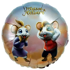 Folieballong Mikke og Helium