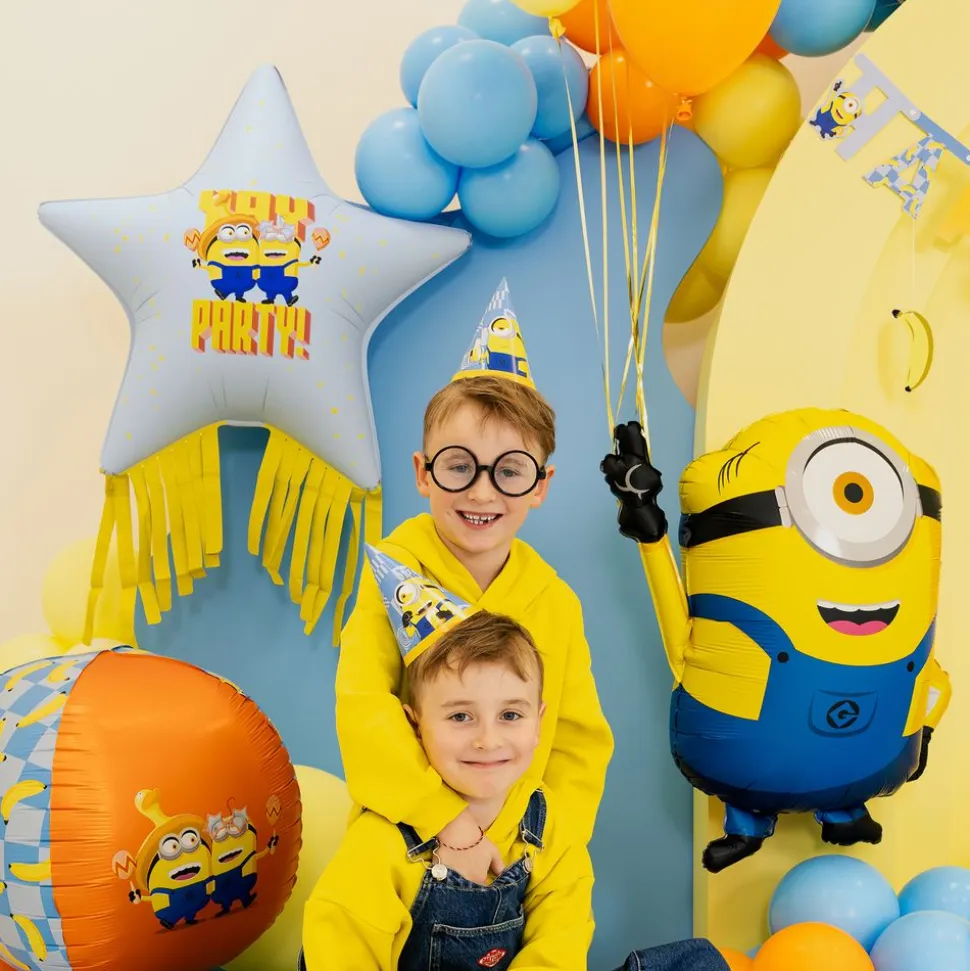 Folieballong Minions Stjerne med Tassles