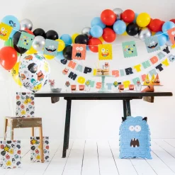 Folieballong Monster Bash Happy Birthday