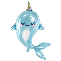 Folieballong Narwhal