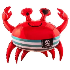 Folieballong Piratkrabbe