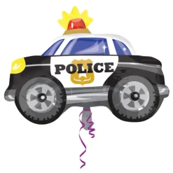 Folieballong Politibil