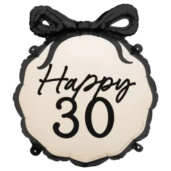Folieballong Rosett Happy 30