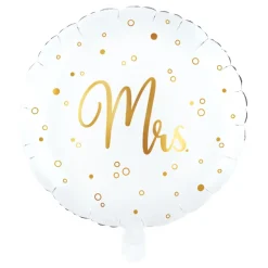 Folieballong Rund Mrs