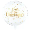 Folieballong Rund Pop the Champagne