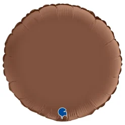 Folieballong Rund Sateng Chocolate
