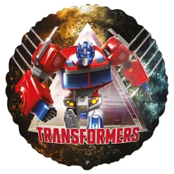 Folieballong Rund Transformers™ Optimus Prime