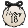 Folieballong Sløyfe Happy 18
