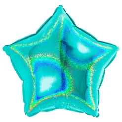 Folieballong Stjerne Glitter Tiffany