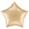 Folieballong Stjerne White Gold