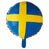 Folieballong Svenske Flagget
