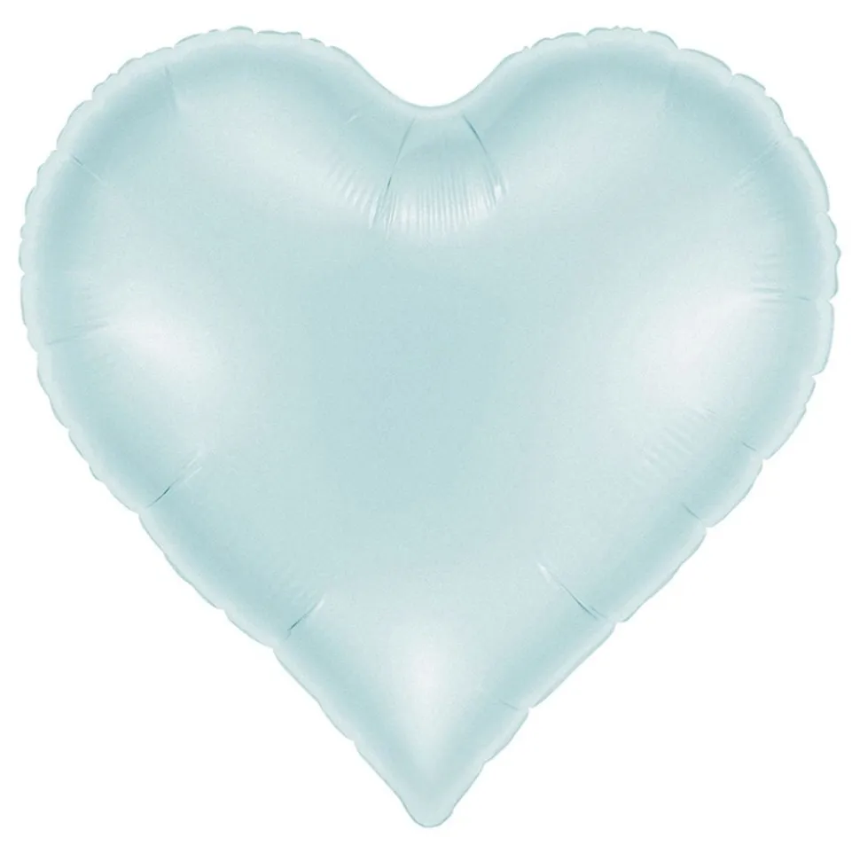 Folieballong Sweetie Heart Satin Pastellblå