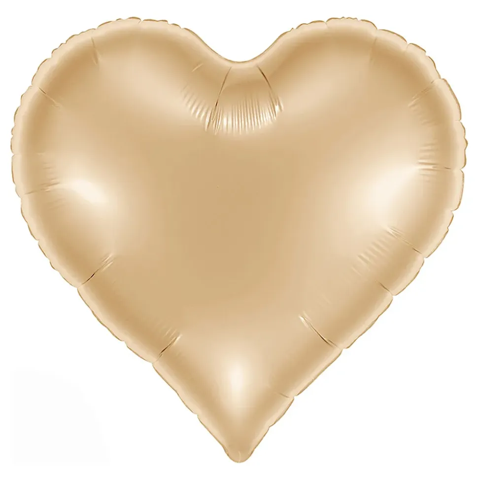 Folieballong Sweetie Heart White Gold