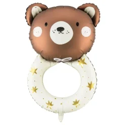 Folieballong Teddybjørn Rangle