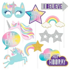 Fotoprop Happy Birthday Unicorn