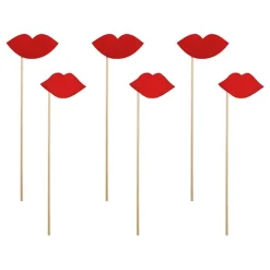 Fotoprops på pinne Lepper