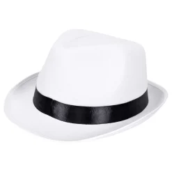 Gangsterhatt Al Capone Hvit