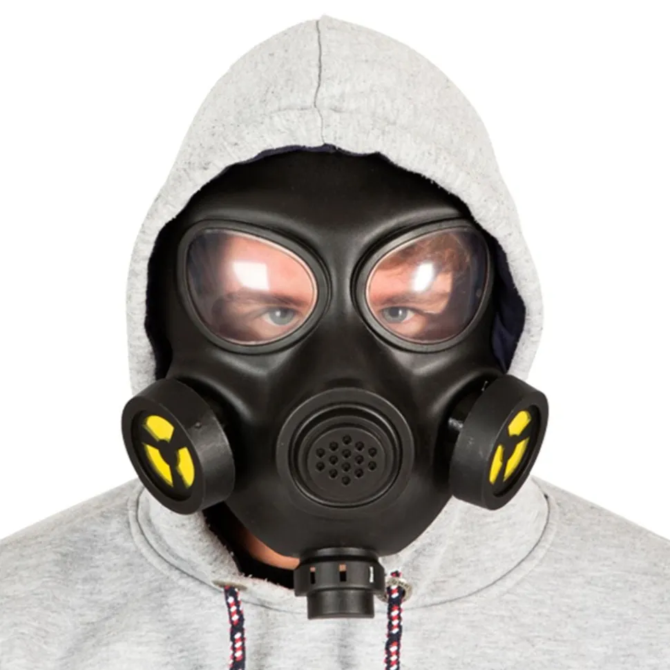 Gassmaske Svart