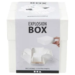 Gaveeske Explosion Box Hvit