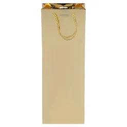 Gavepose Flaske Gull Metallic
