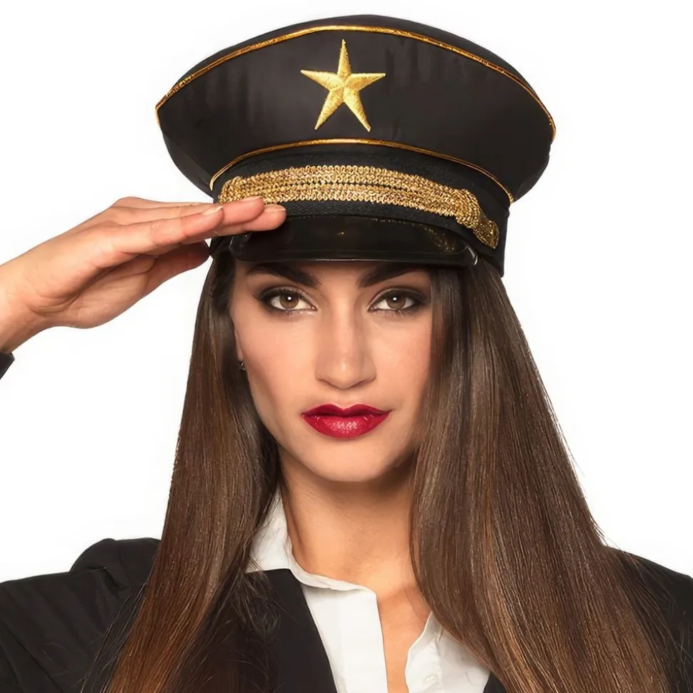 Generalhatt Svart