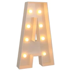 Gigantiske Bokstaver med LED-lys