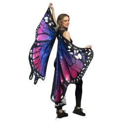 Gigantiske Sommerfuglvinger Blå/Lilla