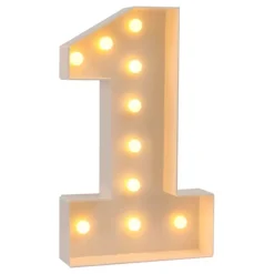 Gigantiske Tall med LED-lys