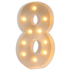 Gigantiske Tall med LED-lys