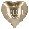 Gigantisk Folieballong Hjerte I Love You