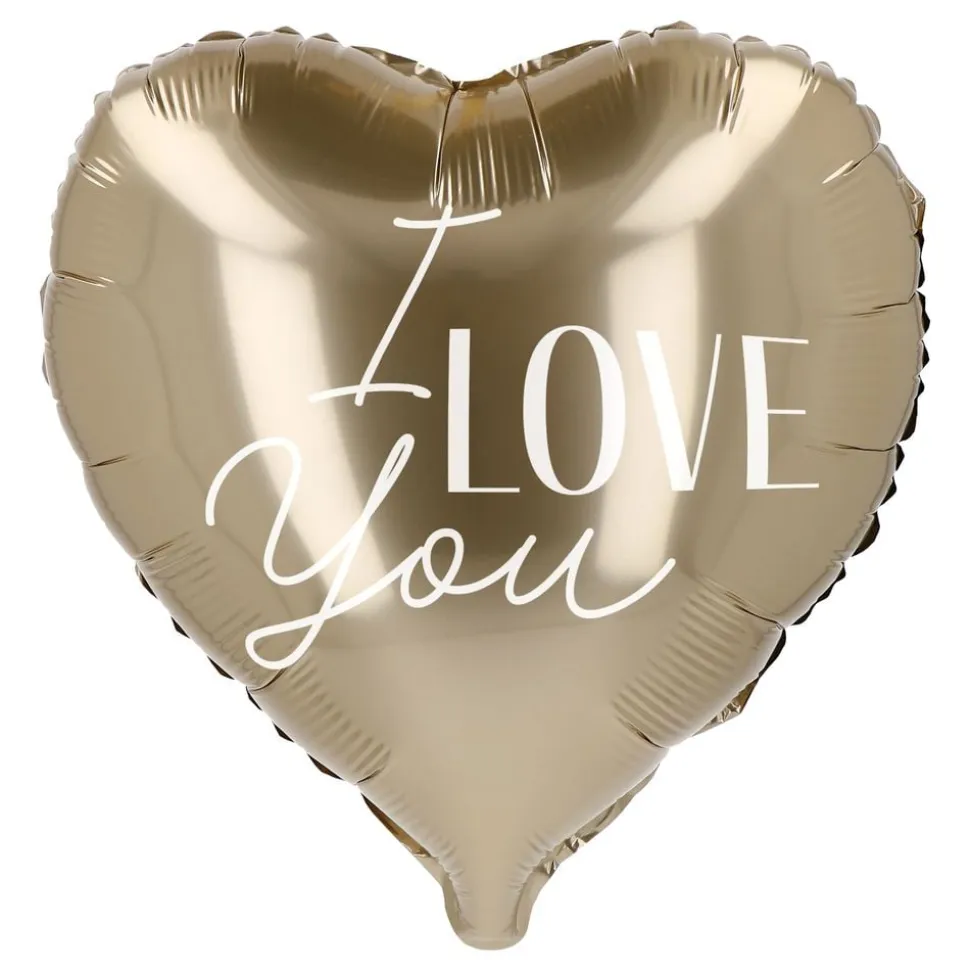 Gigantisk Folieballong Hjerte I Love You