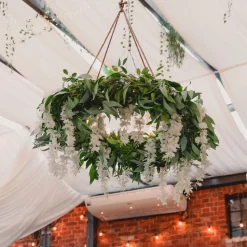 Girlander Blåregn med Blomster