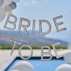 Girlander Bride to Be Sølv