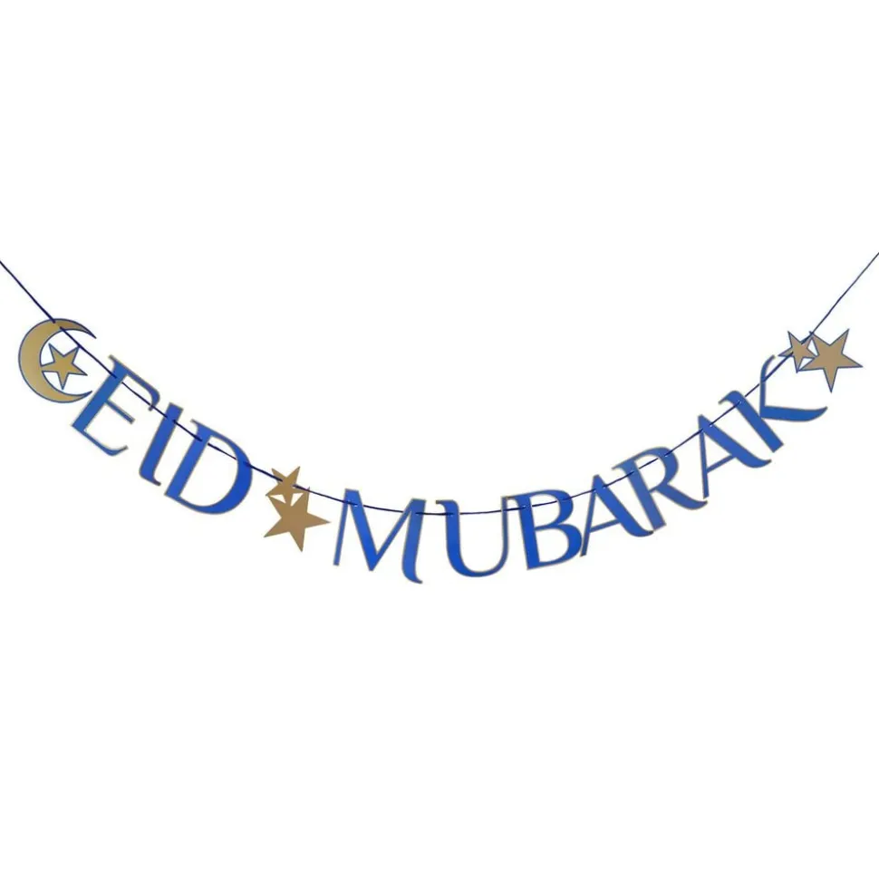 Girlander Eid Mubarak Navy