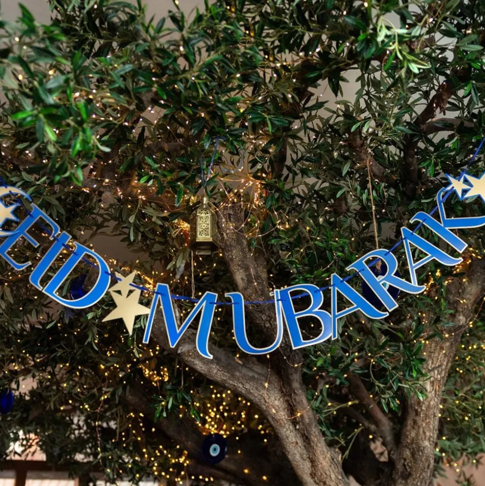Girlander Eid Mubarak Navy