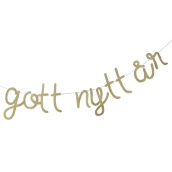 Girlander Godt Nytt År Gull