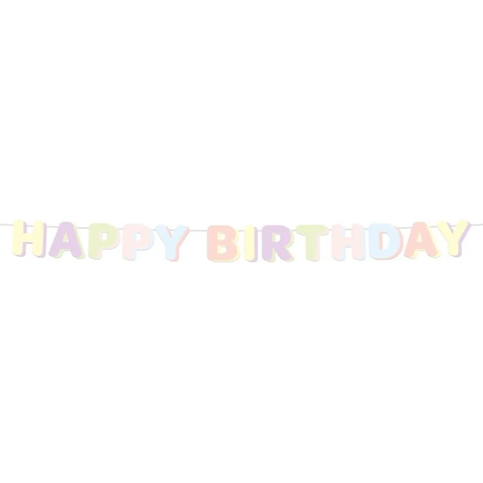 Girlander Happy Birthday Dreamy Pastel
