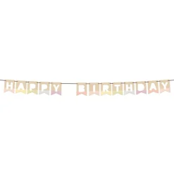 Girlander Happy Birthday Dreamy Pastel i tre
