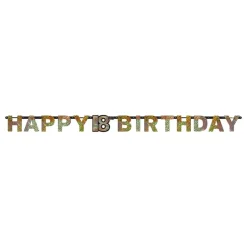 Girlander 18 Happy Birthday Gull Glitter